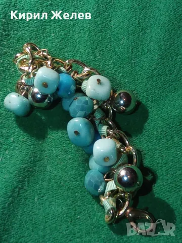 ЗЛАТИСТА ФЕШЪН АРТ ГРИВНА с КРАСИВИ ФАСЕТИРАНИ ПОЛУСКЪПОЦЕННИ КАМЪНИ 47406, снимка 13 - Гривни - 47285516