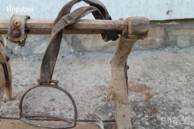 Здрав самар за магаре със стремена, снимка 12 - Антикварни и старинни предмети - 51408165