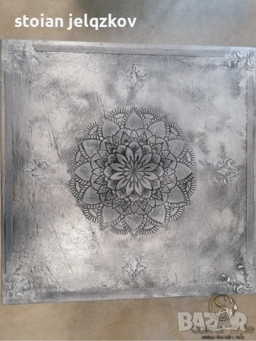 дизайнерска маса с декоративна мазилка от Color Style., снимка 3 - Маси - 53039707