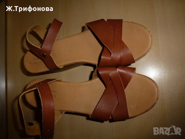 Разпродажба PAPOUTSIS сандали естествена кожа, снимка 3 - Сандали - 32691460