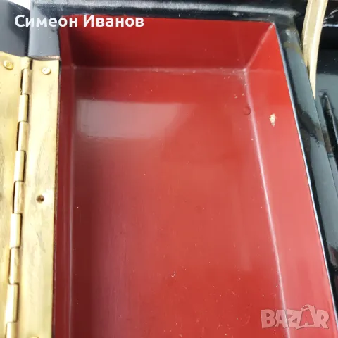 Стара виетнамска дървена кутия за гримове и бижута #5618  Има някои проблеми:  липсват две кутии и н, снимка 7 - Антикварни и старинни предмети - 47733829