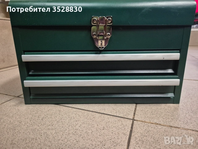 Метален куфар с акумулаторна отвертка PARKSIDE PWBM A1, с отвертка PAS D7, 1,5Ah, 4V, 92 части , снимка 16 - Други инструменти - 53148619