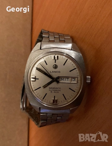 Lanco Seaborn Automatic 38мм Swiss Часовник