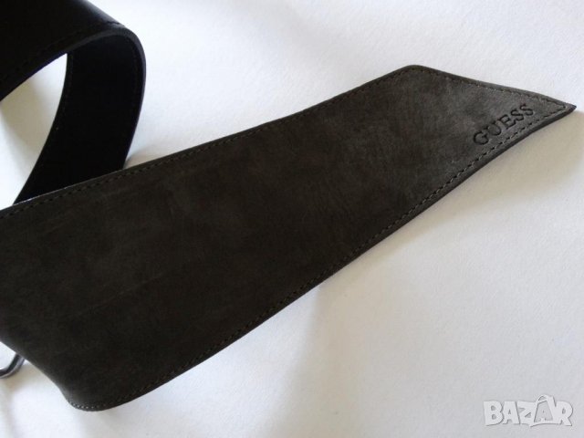 GUESS Made in Italy Leather Belt Дамски Колан Естествена Кожа M (90), снимка 3 - Колани - 26747483