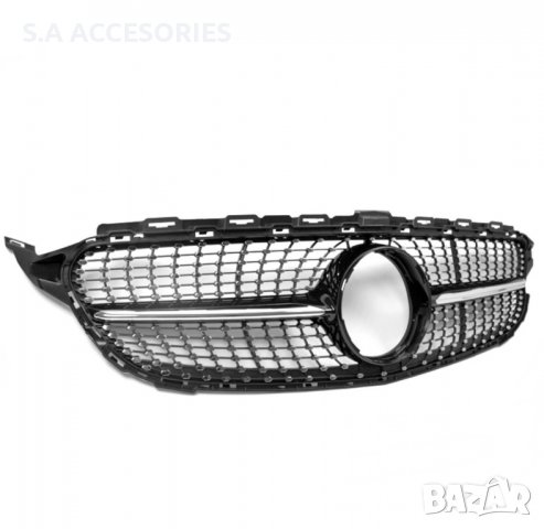 W205 Предна решетка Диамант Mercedes-Benz AMG с камера и без камера , снимка 2 - Аксесоари и консумативи - 38557233
