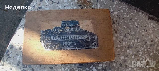Стари игли за брошки с кутия,1890г,немски