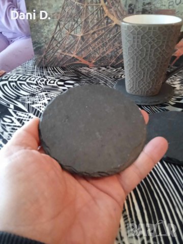 комплект от 4 каменни подложки за чаши от Уелс, снимка 2 - Други - 43057078