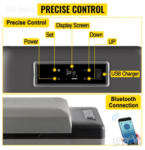 Мобилен Компресорен  Хладилник /Фризер 20 Литра, снимка 9 - Аксесоари и консумативи - 50486496