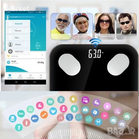 Аналитична интелигентна везна DATASCALE, снимка 5 - Везни - 52792834