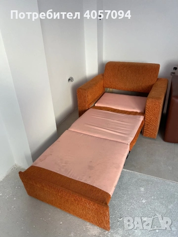 Продавам разтегателен фотьойл., снимка 3 - Дивани и мека мебел - 53256454