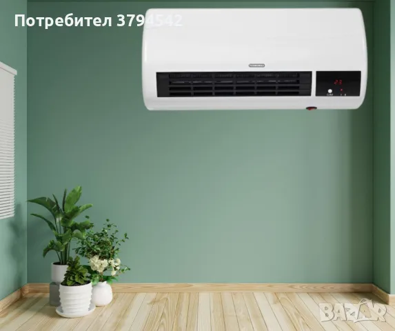 Печка керамична , TR-2025W, 2000W, стенна, снимка 1 - Отоплителни печки - 48146878