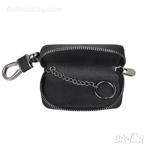 Чантичка за ключове Automat, Еко кожа, 8 х 5см, Черен, снимка 3 - Аксесоари и консумативи - 47282683