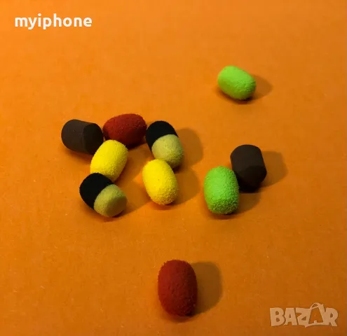 10бр.Различни цветове цилиндърчета 8мм.за Зиг Риг Плуващи, снимка 2 - Стръв и захранки - 48943833