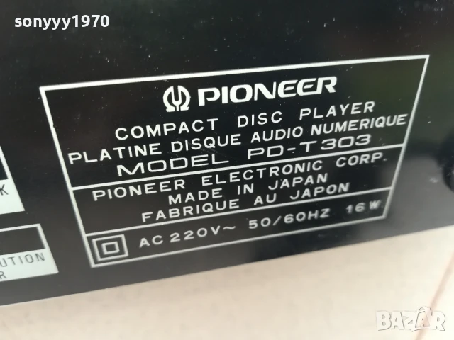 PIONEER CD PLAYER-MADE IN JAPAN 2905251330LCHERY, снимка 11 - Декове - 50470525