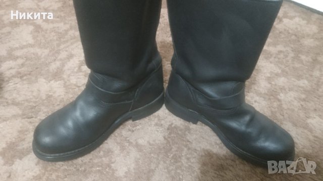САТ-ботуши от естествена кожа 40 номер, снимка 3 - Мъжки ботуши - 39162827