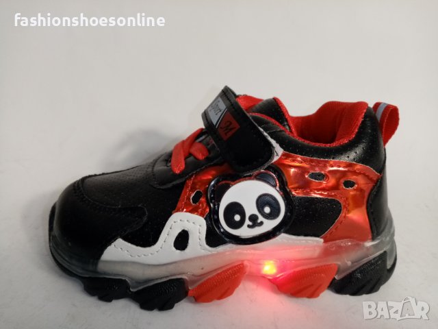 Детски маратонки светещи панда. , снимка 4 - Детски маратонки - 39915306