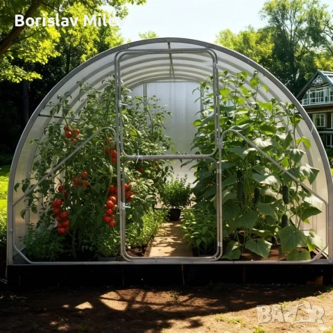 Оранжерия с поликарбонатно покритие