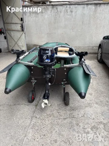 Надуваема лодка и мотор, снимка 13 - Воден транспорт - 49896439