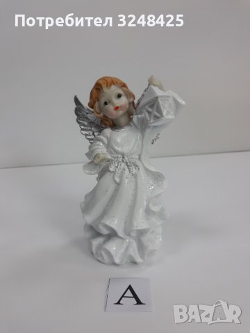 Ангел изправен с фенер- Модел А, снимка 1 - Статуетки - 37925919