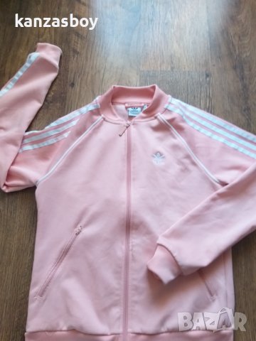 Adidas Originals Adicolor Three Stripe Track Jacket - страхотно дамско горнище Л, снимка 5 - Якета - 43947049