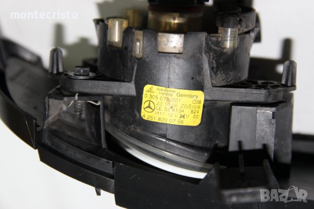 Ляв халоген Mercedes A-class W169 (2004-2012г.) лява розетка / ляв фар за мъгла / A2518200756, снимка 4 - Части - 38276039