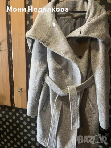 Дамско палто вълнено на марка S. Oliver, снимка 2 - Палта, манта - 47735216