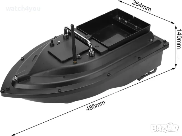 НОВА ЛОДКА ЗА ЗАХРАНКА С GPS.ЛОДКИ ЗА РИБОЛОВ.ФИДЕР ЛОДКА BAIT BOAT СТОЙКА СИГНАЛИЗАТОРИ, снимка 4 - Стръв и захранки - 48446156