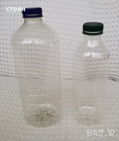 Празни PVC бутилки от 1 и 2 литра, снимка 1 - Буркани, бутилки и капачки - 39375113