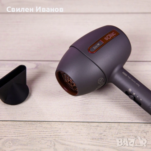 Сешоар Solac Fast Ionic Dry 2000, снимка 3 - Сешоари - 51537268