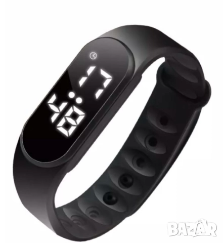 Детски LED часовник, водоустойчив, гумена каишка, цифров дисплей, снимка 7 - Детски - 51947846