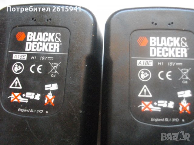 18 Волта-Добра Батерия-Black Decker-Блек Декер-Тип Шейна-Английска, снимка 12 - Други инструменти - 28366864