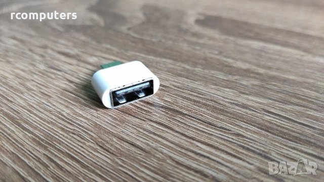 Преходник Micro USB M - USB F - Micro USB OTG, снимка 1