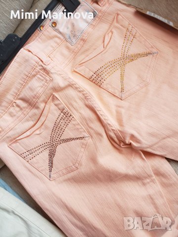 Дънки Цвят Праскова, снимка 2 - Дънки - 26964210