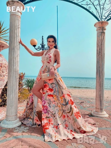 Красива Бална ,Официална рокля на цветя