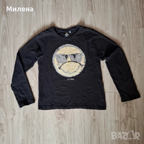 Блуза с дълъг ръкав Smiley World -146/152 см., снимка 3 - Детски Блузи и туники - 51879624