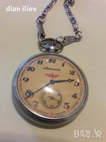 Стар джобен часовник , снимка 3 - Антикварни и старинни предмети - 27661234