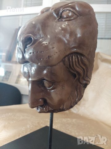 Херкулес с Немейския Лъв, снимка 8 - Антикварни и старинни предмети - 39380457