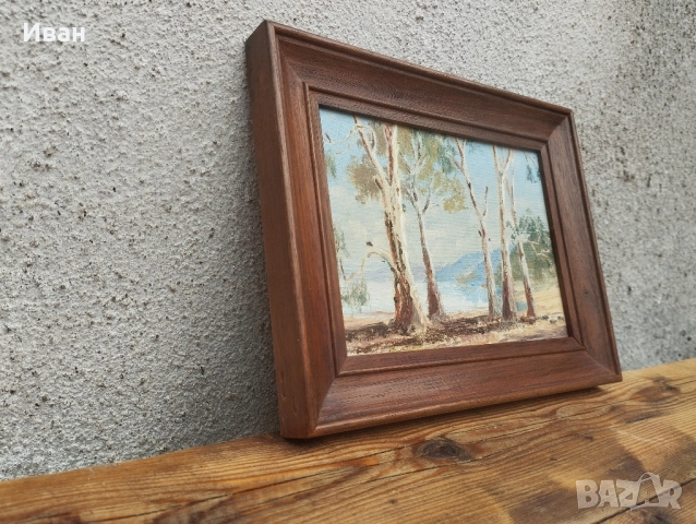малка маслена картина , снимка 5 - Картини - 52418063
