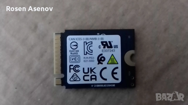 SSD Phison NVMe 128gb, 2230, 4х4., снимка 2 - Твърди дискове - 53434306