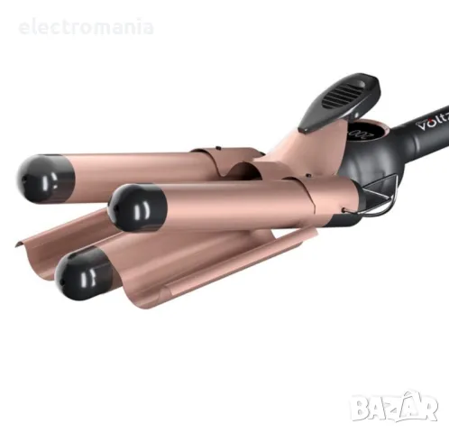 ретро преса ,Voltz’ OV51102D турмалин и керамика, снимка 2 - Преси за коса - 47503350