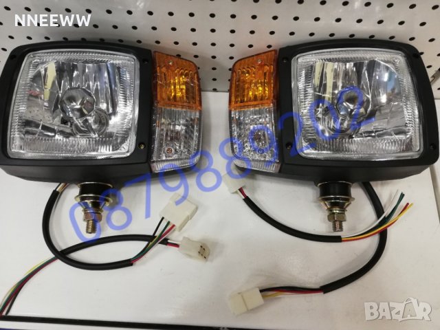Фар с вграден мигач и габарит за камион,трактор,багер и др, снимка 5 - Аксесоари и консумативи - 22651396