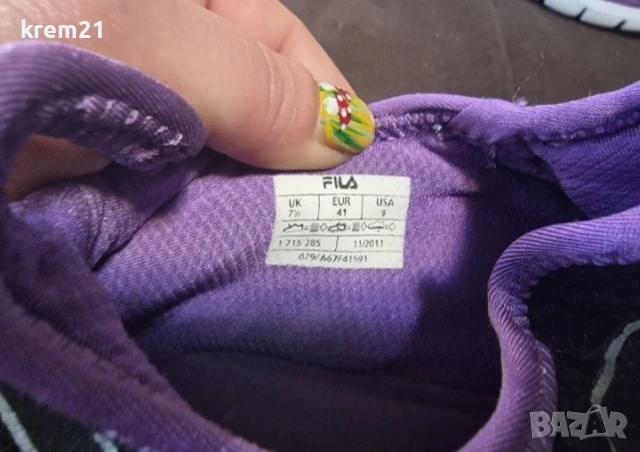 Fila дамски маратонки с пръсти 41 номер, снимка 3 - Маратонки - 51217831