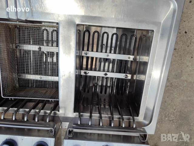 Професионален двоен фритюрник Nuova Elframo-трифазен, снимка 6 - Друго търговско оборудване - 50654233