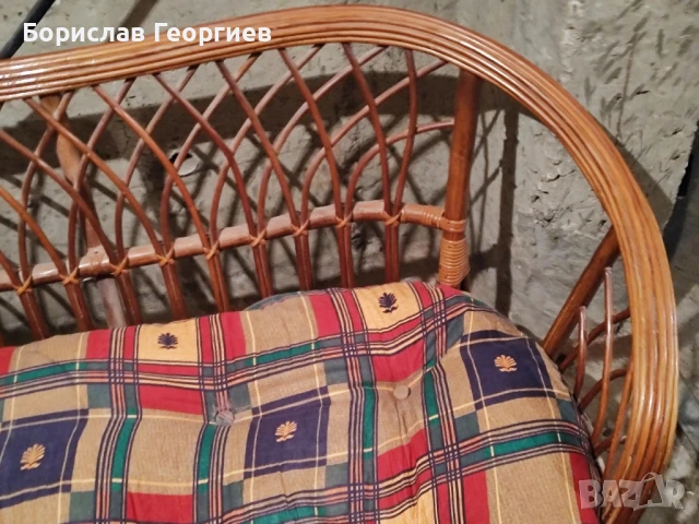 Плетена мебел диван, снимка 4 - Градински мебели, декорация  - 50530733