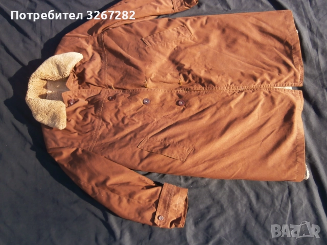 Шуба,Брезент,Естествена,Агнешка,Кожа, снимка 2 - Екипировка - 52818895