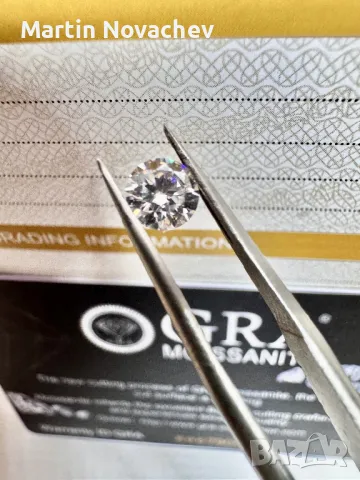 Диамант 0.5 карата , мойсанит , за бижу и подарък, снимка 6 - Други - 46224570