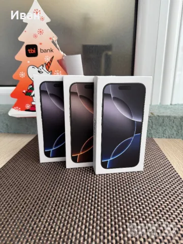 256GB*Лизинг от 85лв/м iPhone 16 pro Black/Desert айфон 16 пр, снимка 2 - Apple iPhone - 49360499
