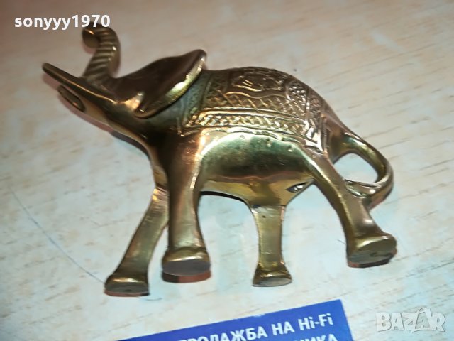 СЛОН-МЕД/МЕСИНГ-ВНОС ХОЛАНДИЯ-10Х9Х5СМ, снимка 10 - Колекции - 28713193