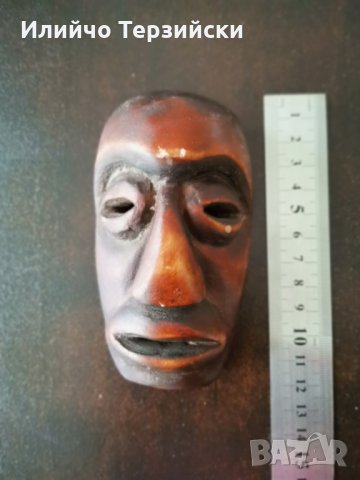 дървена маска, снимка 1 - Други ценни предмети - 34955557