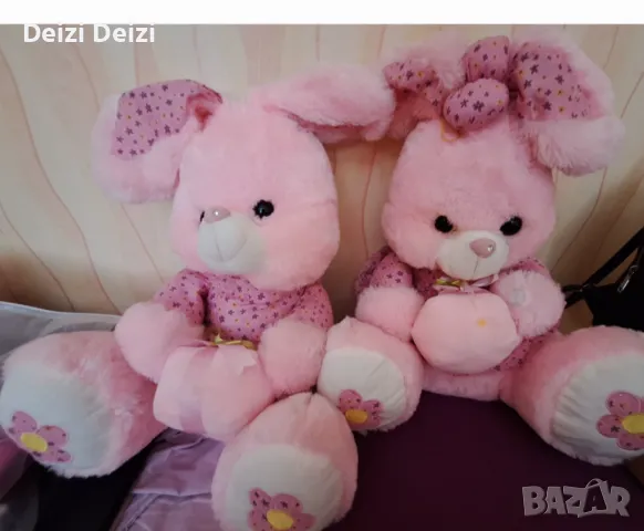 60 сантиметрови плюшени зайчета 